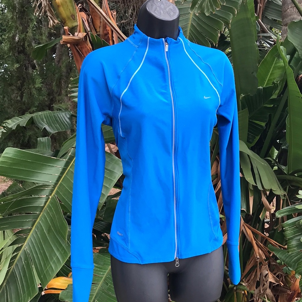 Nike fit electric blue jacket